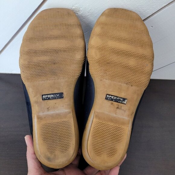 Sperry Top-Sider Womens Waterproof Rubber Duck Boots Leather Upper Size 7 - Picture 7 of 8